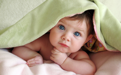 Baby with Blanket